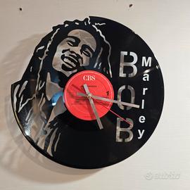 orologio in vinile bob marley