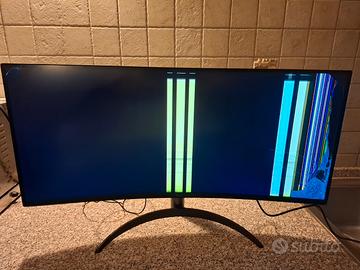 Monitor Curvo LG 34WR50QK - ricambi