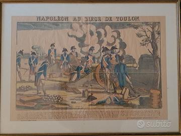 Stampa Epinal: Napoleone all'assedio di Tolone