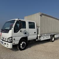 Furgone centinato doppia cabina isuzu nqr75 pat.C