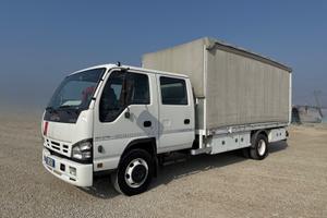 Furgone centinato doppia cabina isuzu nqr75 pat.C