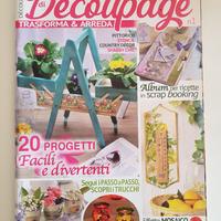 Rivista LABORATORIO DI DECOUPAGE n. 1, Sprea ed.