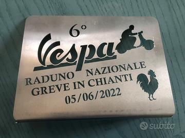 Targa ricordo Vespa Club