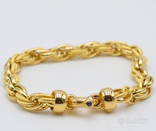 Bracciale Torchon Zaffiro