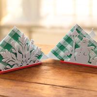 Portatovaglioli di Natale 2 pezzi