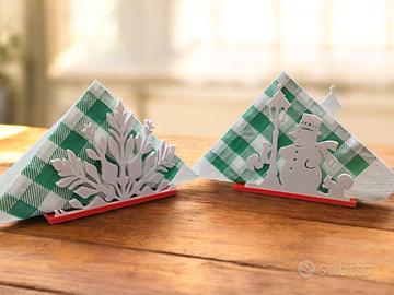 Portatovaglioli di Natale 2 pezzi