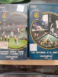 videocassette la storia dell'Inter 