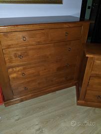 Comò+ 2 comodini arte povera 