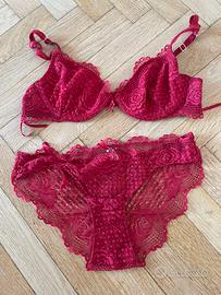 Completo intimo intimissimi rosso per capodanno