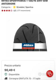 Mitas Sport Force Plus Anteriore