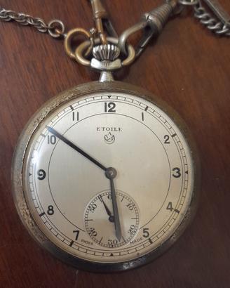 orologio cipolla inizi 900 con cinturino argento 