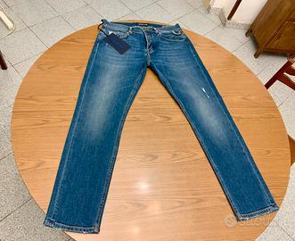 Jeans Indacum gamba dritta nuovi 33 uomo Italy