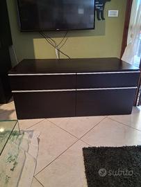 PORTA TV CON CASSETTI