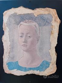 Frammento di affresco "Madonna del Parto"