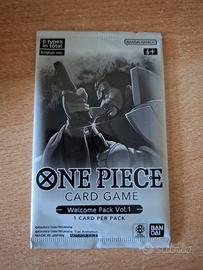 one piece card game welcome pack Vol. 1 Official Promotion Pack for the One Piece Card Game Japanese version for collectors of Japanese cards Sealed product with a clear focus on collection and TCG display Contents Here's a look at the