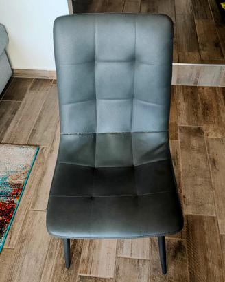 Sedia in pelle
