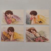 4 cartoline antiche non viaggiate