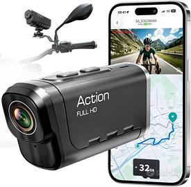 Dash Cam Moto 4K 1080P Doppia Action Cam Moto Impe