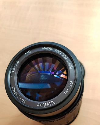 VIVITAR 70-210mm f4.5-5.6  passo a vite M42x1