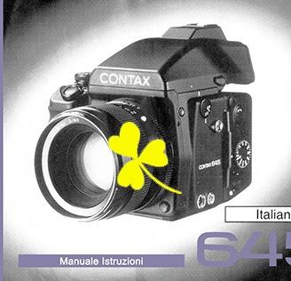 Manuale Istruzioni Contax 645 AF