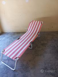 Lettino sdraio prendisole