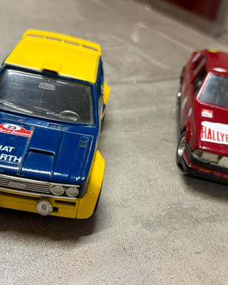 Modellini Fiat 131  e alfa 75 Burago