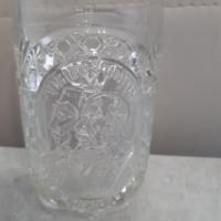 bicchiere in vetro decorato, Viribus Unitis