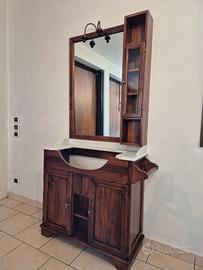 Mobile bagno in legno massello