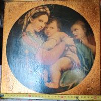 Quadro su tavola di legno 