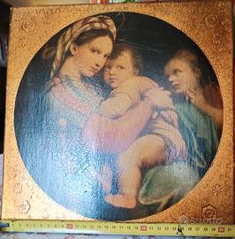 Quadro su tavola di legno 