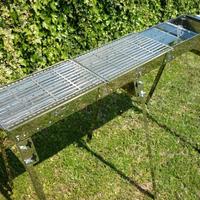 BARBECUE INOX - SM120 +2 GRIGLIE 200 - ilSimo