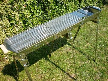 BARBECUE INOX - SM120 +2 GRIGLIE 200 - ilSimo