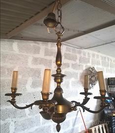 Lampadario in Ottone degli altri 50"