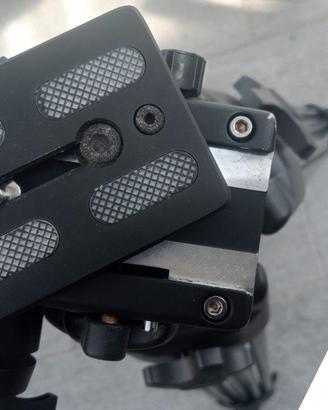 Cavalletto video professionale testa fluida