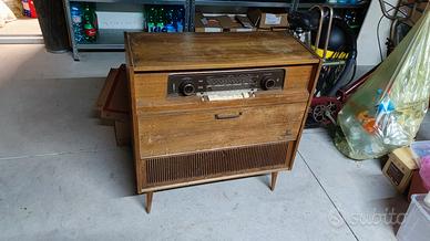 radio con giradischi grundig 