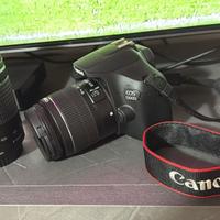 Canon EOS 1300D+Canon EF 75-300mm+obiettivo 18-55m