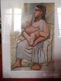 Stampa Pablo Picasso mere et enfant 