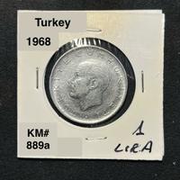 Collectible Coin 1 Lira 1968 KM# 889a 🇹🇷