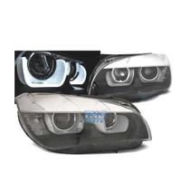 FARI BMW X1 E84 12-14 XENON LED 3D FONDO NERO