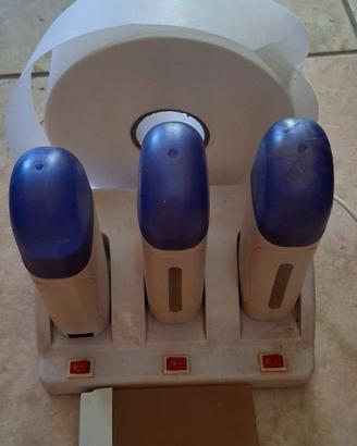 Kit Fornellino per ceretta con rotolo strisce,8 r 