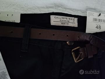 Pantaloni neri uomo Calliope