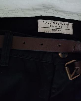 Pantaloni neri uomo Calliope