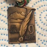 Medaglia  battaglione vicenza 9 reggimento