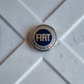 Tappo Centrale Cerchio FIAT Vintage Cromato Stemma