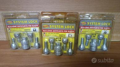 Bulloni antifurto per cerchi in lega