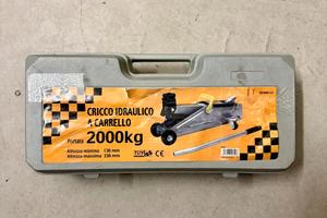 Sollevatore idraulico carrello 2000 Kg valigetta