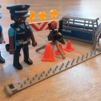 Playmobil city action posto di blocco polizia