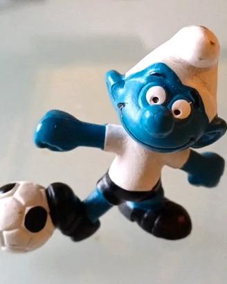 Schleich Puffo Calciatore 20068 vintage Puffi