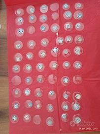 Lotto 52 vetri minerali bombati orologi  280-339