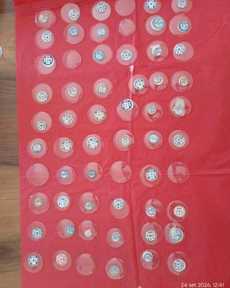 Lotto 52 vetri minerali bombati orologi  280-339